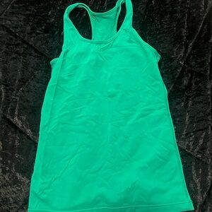 Teal Lululemon racer back tank